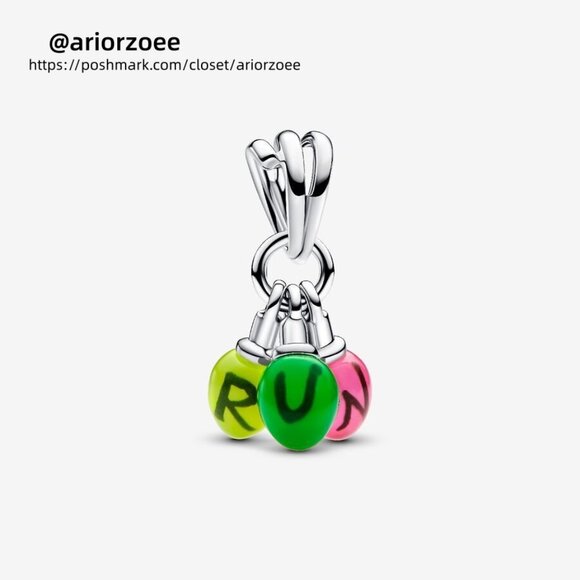 Pandora Stranger Things Glow-in-the-dark Run Dangle Charm - Picture 1 of 2